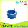 Ductile iron coupling for UPVC pipe